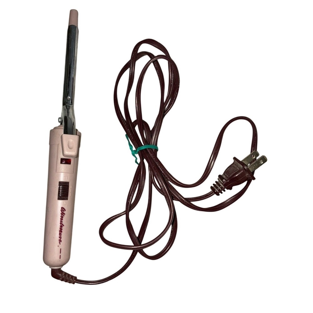 Vintage WINDMERE Skinni Mini 3/8" iron Micro Hair Curler Tight Curls Pageant